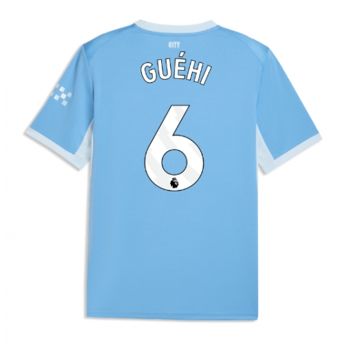 Manchester City Marc Guehi #6 Maglia Gara Casa Repliche 2026-27 Maniche Corte Manchester City Marc Guehi #6 Maglia Gara Casa Repliche 2026-27 Maniche Corte